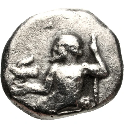 Obol Kleitor 470 BC - 465 BC front