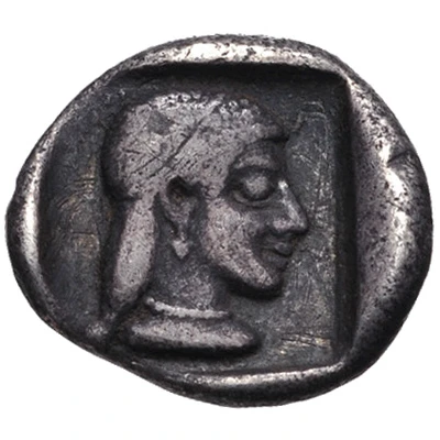 Obol Kleitor 465 BC - 460 BC back