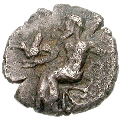 Obol Kleitor 465 BC - 460 BC front