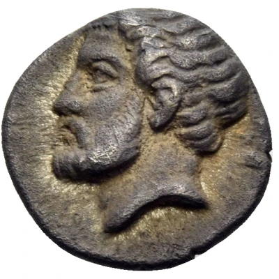 Obol - Kotys I Type II; KO❦ 383 BC - 359 BC front