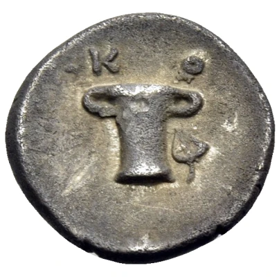 Obol - Kotys I Type II; KO❦ 383 BC - 359 BC back