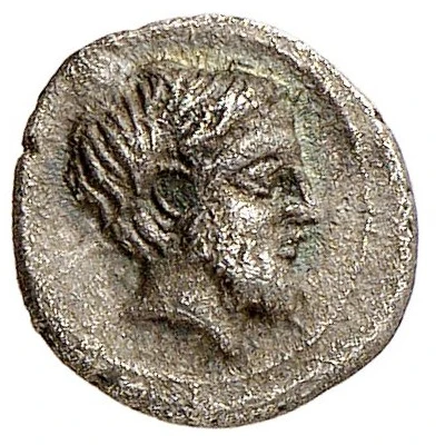 Obol - Kotys Type II; Young head right 383 BC - 359 BC front