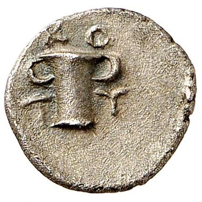 Obol - Kotys Type II; Young head right 383 BC - 359 BC back