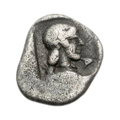 Obol Mantineia 450 BC - 430 BC back