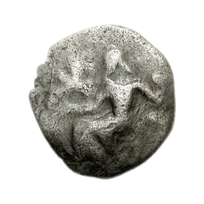 Obol Mantineia 450 BC - 430 BC front