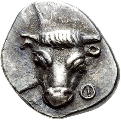 Obol Nikaia 420 BC - 400 BC front