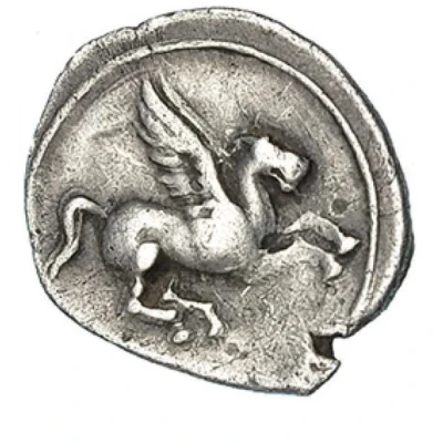 Obol Persephone; Pegasus 450 BC - 350 BC back