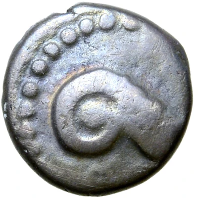 Obol Svicca or Eccaio Type 100 BC - 1 BC front