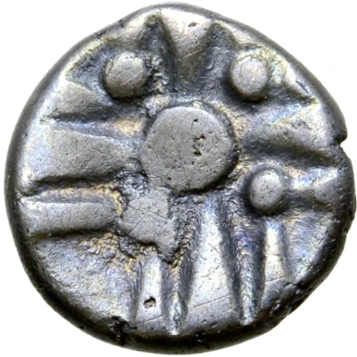 Obol Svicca or Eccaio Type 100 BC - 1 BC back