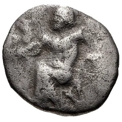 Obol Tegea 460 BC - 450 BC front