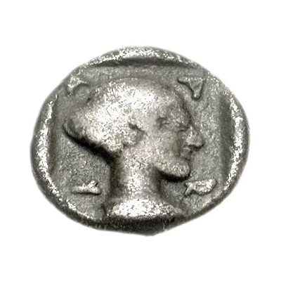 Obol Tegea 465 BC - 460 BC back