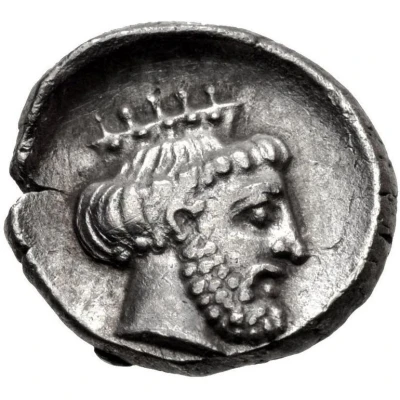 Obol - Tiribazos 384 BC - 383 BC back