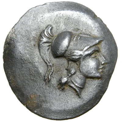 Obol Without legend; open wings; facing right 280 BC - 275 BC front