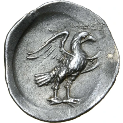 Obol Without legend; open wings; facing right 280 BC - 275 BC back