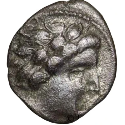 Obol or Quinarius with horseman 200 BC - 100 BC front