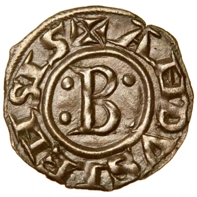 Obol with anchored cross - Bernard II ND front