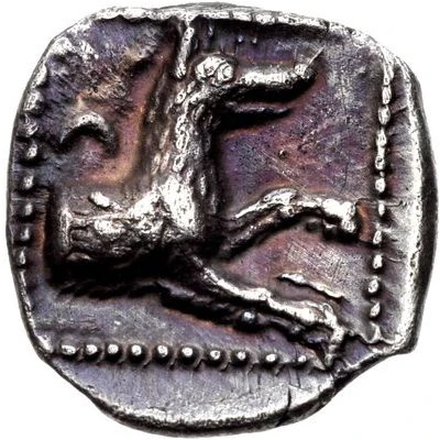 Obol 324 BC - 323 BC back