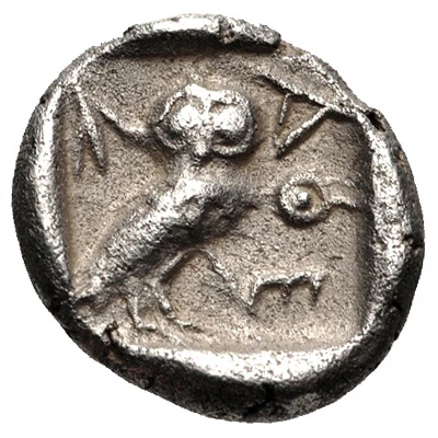 Obol 510 BC - 500 BC back