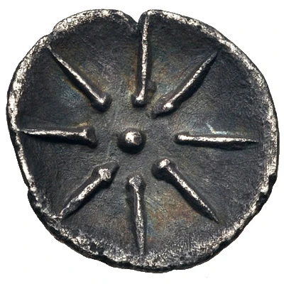 Obol 320 BC - 270 BC back