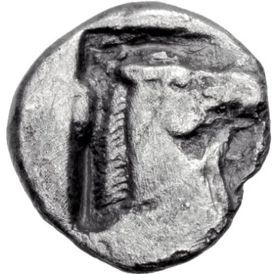 Obol 475 BC - 450 BC back