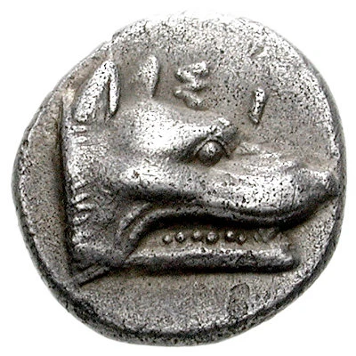 Obol 330 BC - 270 BC front