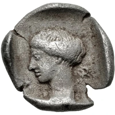 Obol 425 BC - 375 BC back