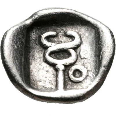 Obol 450 BC - 425 BC back