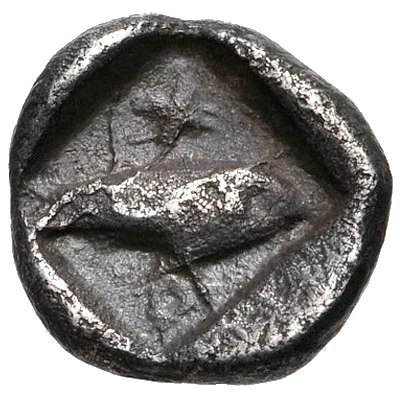 Obol 470 BC - 440 BC back