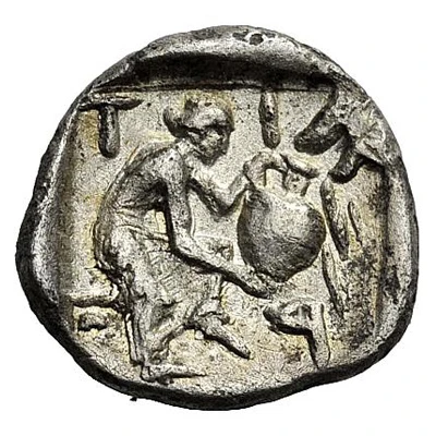 Obol 440 BC - 400 BC back