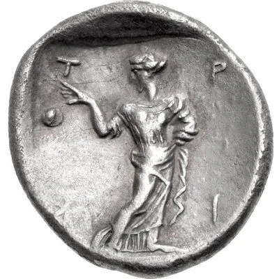 Obol 440 BC - 400 BC back