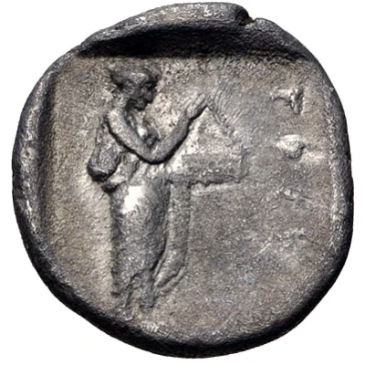 Obol 440 BC - 400 BC back