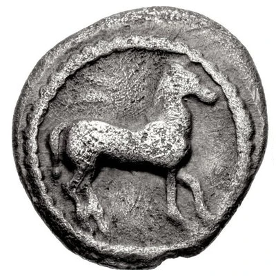 Obol 400 BC front