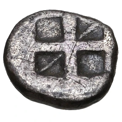 Obol 525 BC - 500 BC back