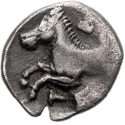 Obol 387 BC - 350 BC back