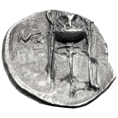 Obol 370 BC - 330 BC back