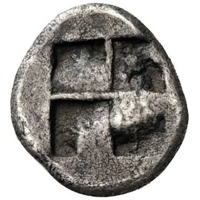 Obol 500 BC - 480 BC back