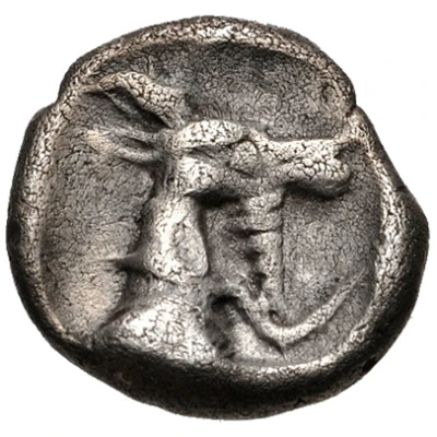 Obol 460 BC - 450 BC back