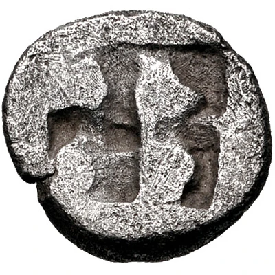 Obol 521 BC - 478 BC back