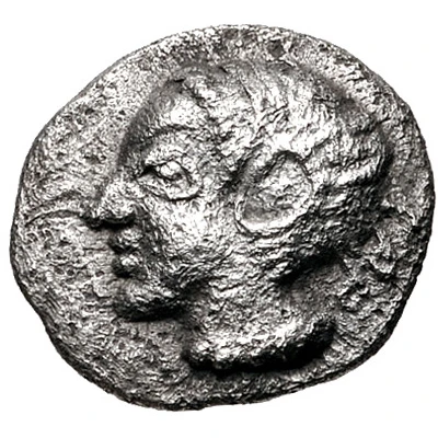 Obol 521 BC - 478 BC front