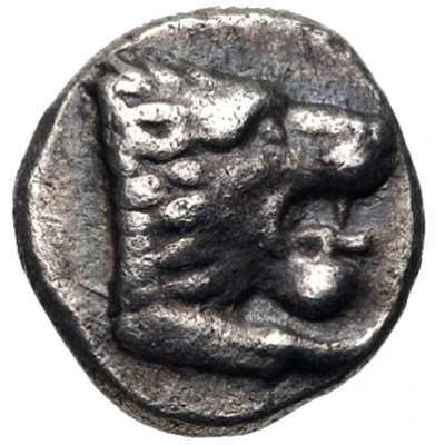 Obol 411 BC - 404 BC front