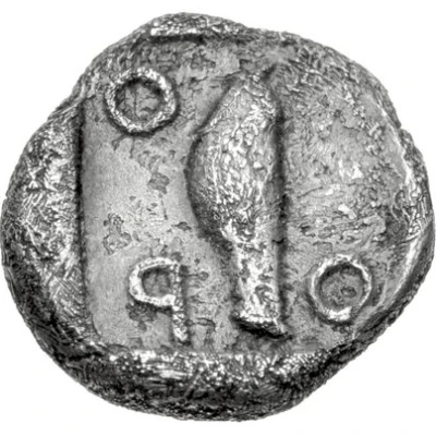 Obol 440 BC - 430 BC back