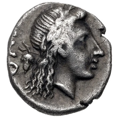 Obol 380 BC - 375 BC front