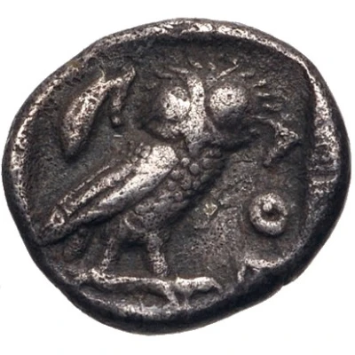 Obol 454 BC - 404 BC back