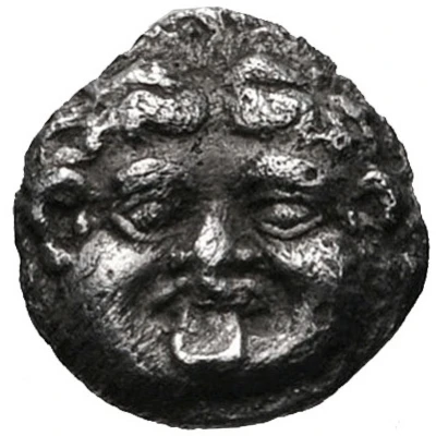 Obol 398 BC - 385 BC front