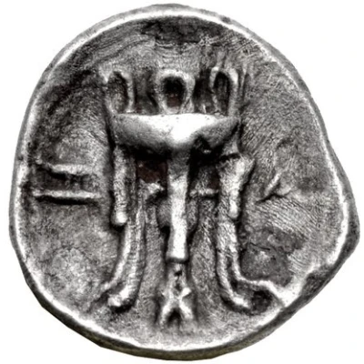 Obol 431 BC - 394 BC back