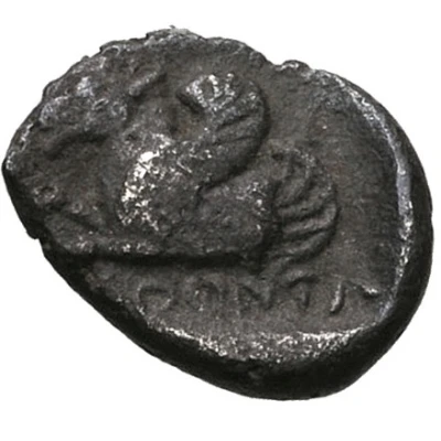 Obol 357 BC - 352 BC back