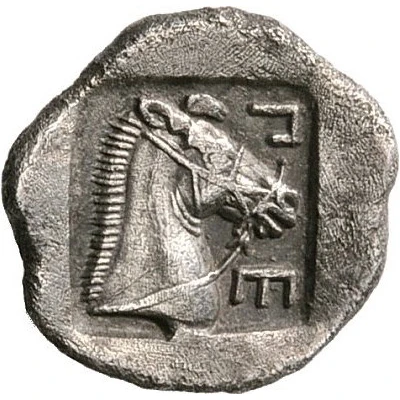 Obol 462 BC - 460 BC back