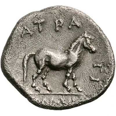 Obol 360 BC - 340 BC back