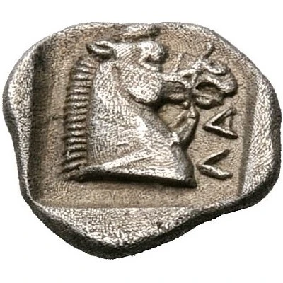 Obol 462 BC - 460 BC back