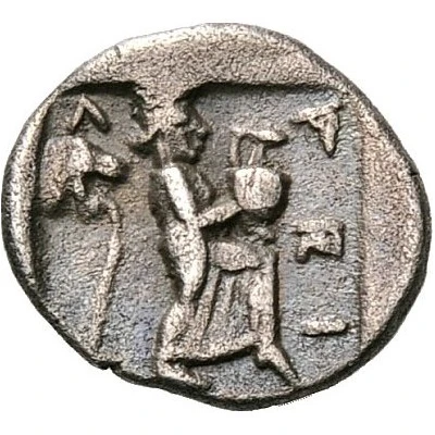 Obol 460 BC - 440 BC back